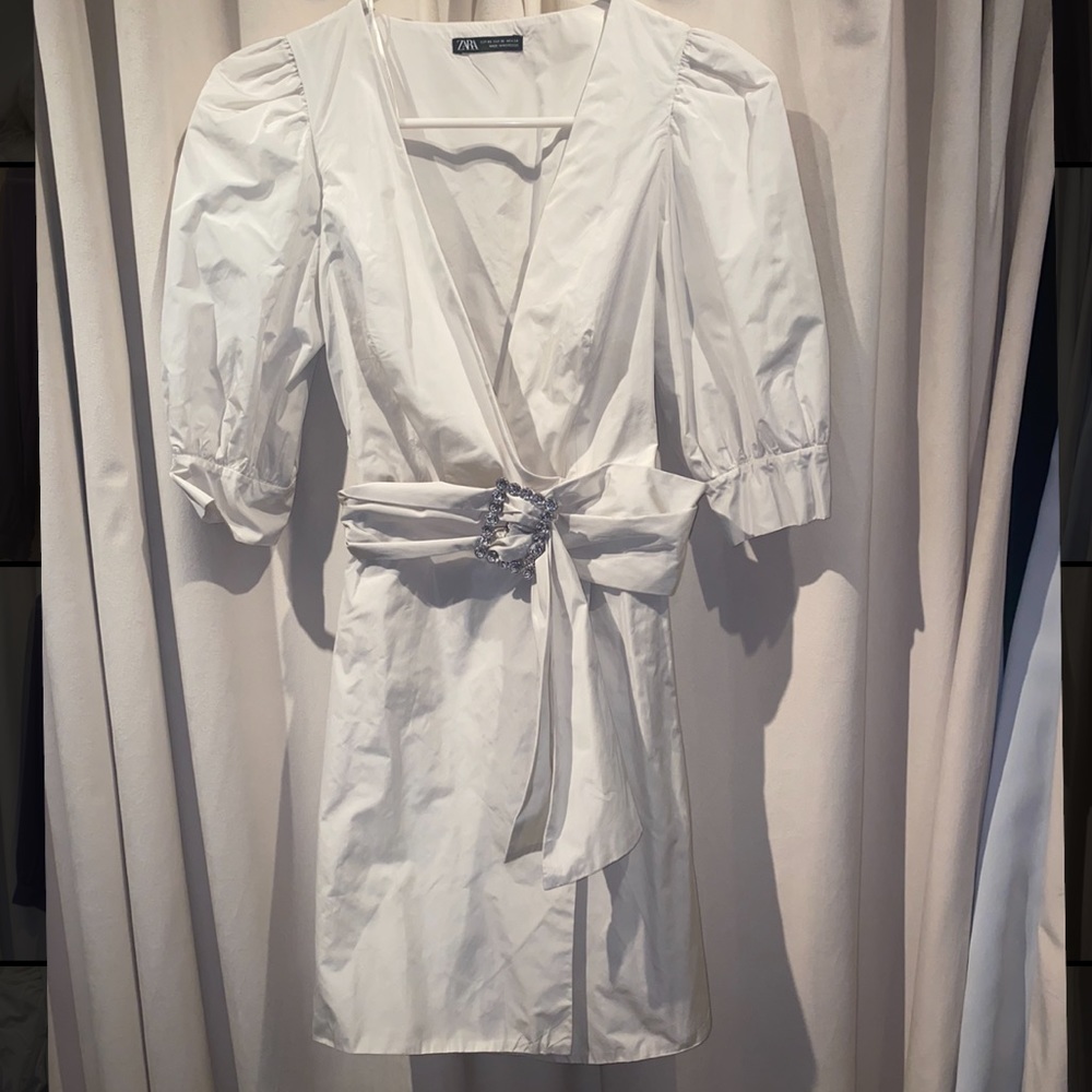 Zara white (cream) dress